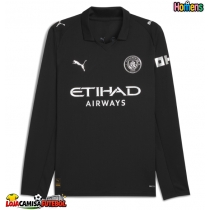 Camisa de Futebol Manchester City Equipamento Secundário 2025-26 Manga Comprida